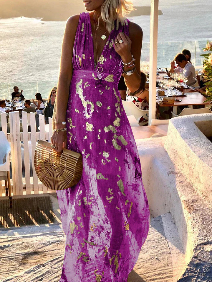 Amy | Vestido Maxi Floral Elegante