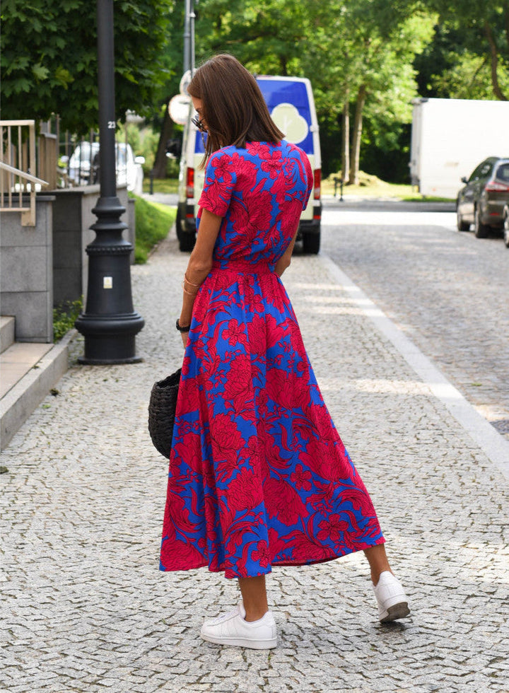 Aureza | Vestido Envolvente Soft Bloom