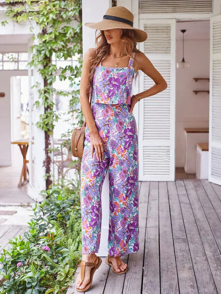 Nympha | Mono Floral de Pierna Ancha