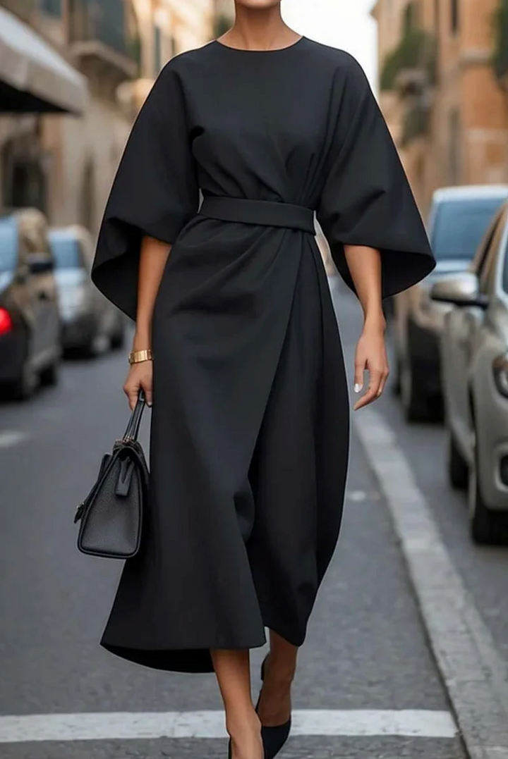 Louise | Vestido de Noche Maxi con Cinturón