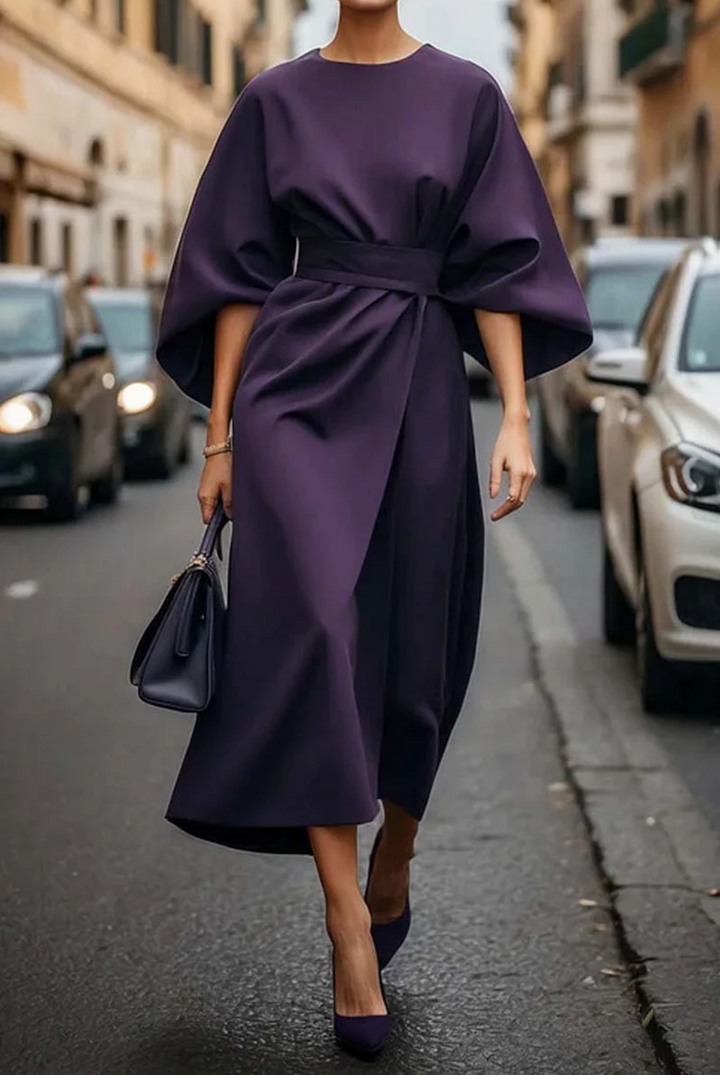 Louise | Vestido de Noche Maxi con Cinturón