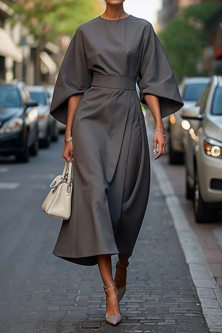 Louise | Vestido de Noche Maxi con Cinturón
