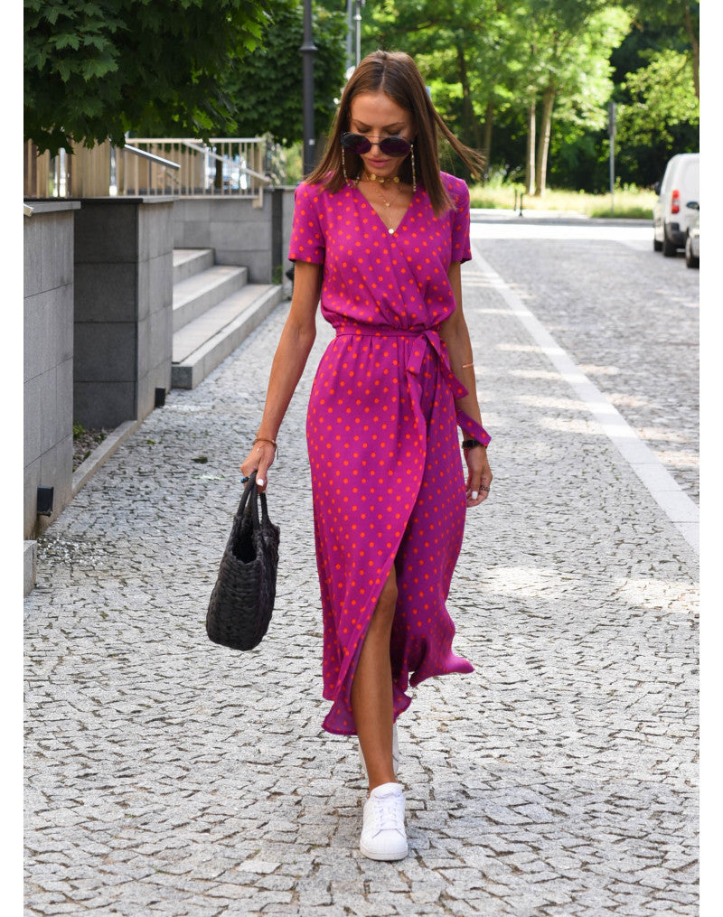 Aureza | Vestido Envolvente Soft Bloom
