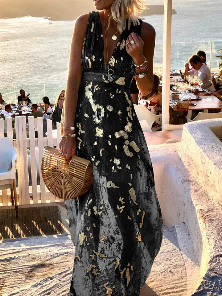 Amy | Vestido Maxi Floral Elegante