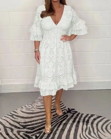 Alba | Vestido Casual de Encaje