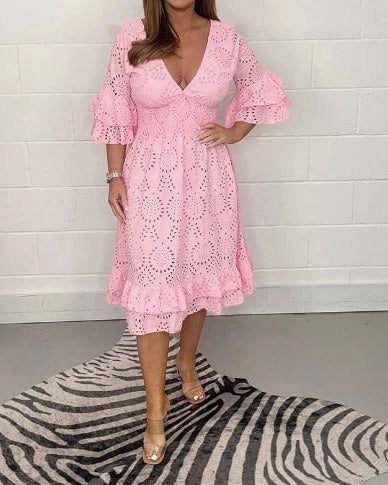 Alba | Vestido Casual de Encaje