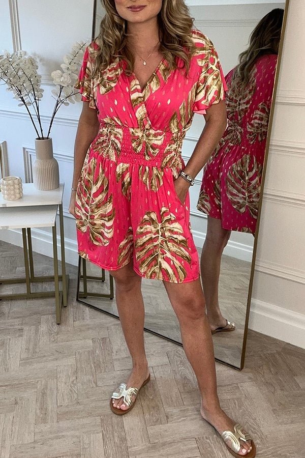 Ariella | Estampado de Hojas Chic