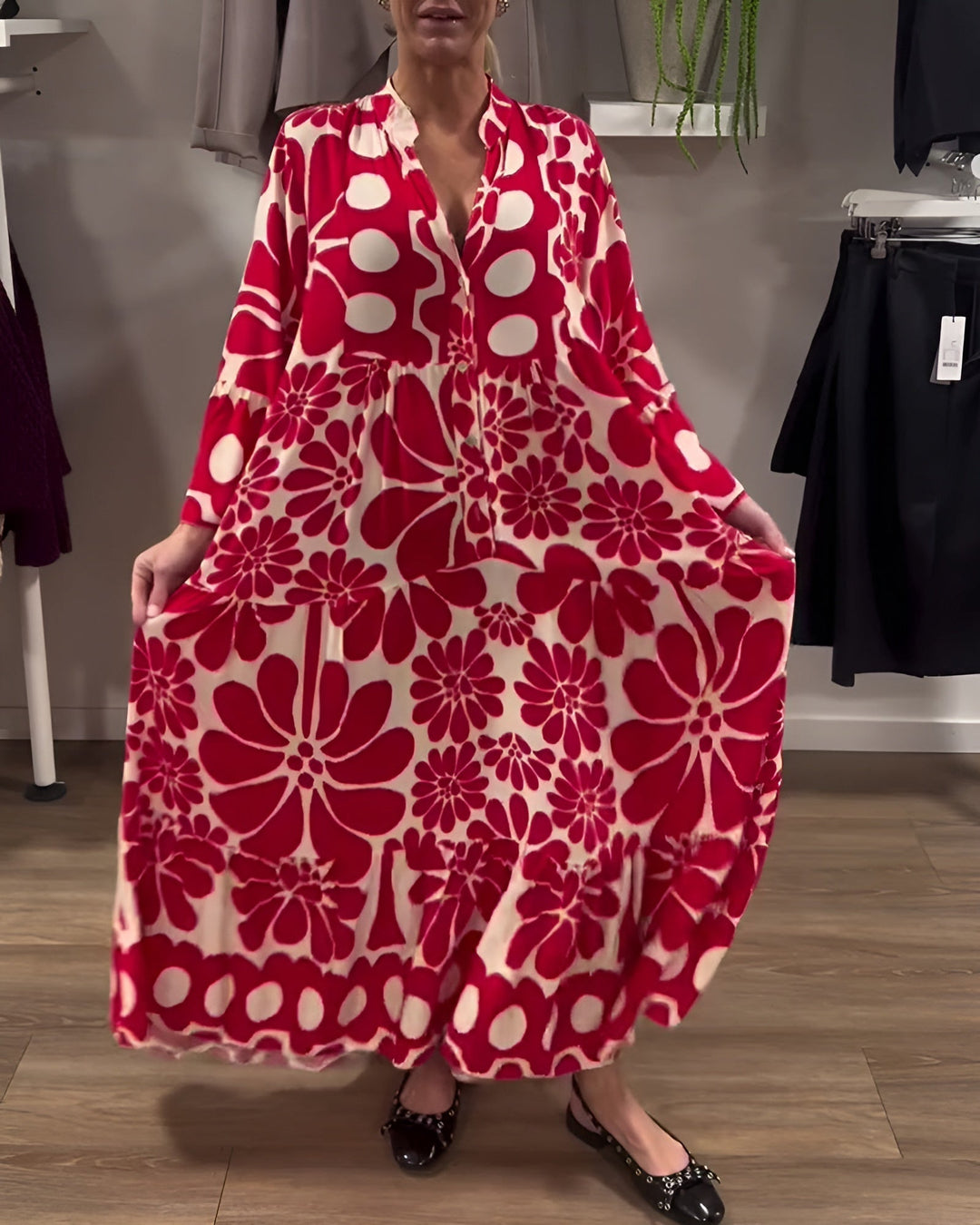 Marielle | Maxivestido Elegante con Estampado