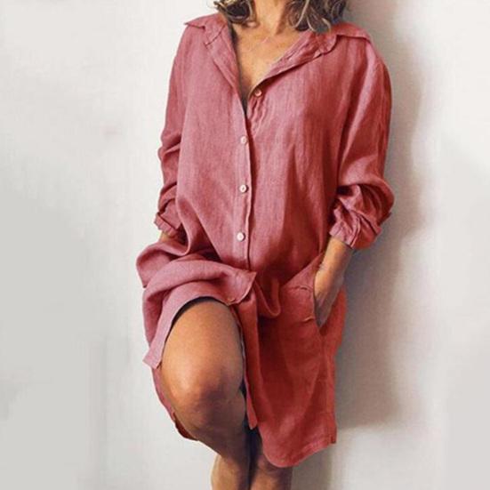 Amira | Vestido Camisa de Moda