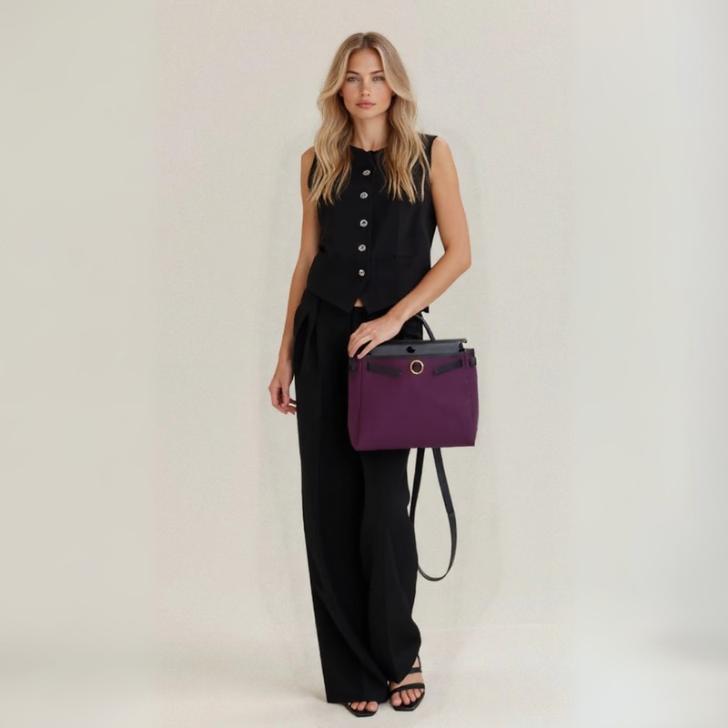 Elena | Conjunto casual de lino hecho a mano