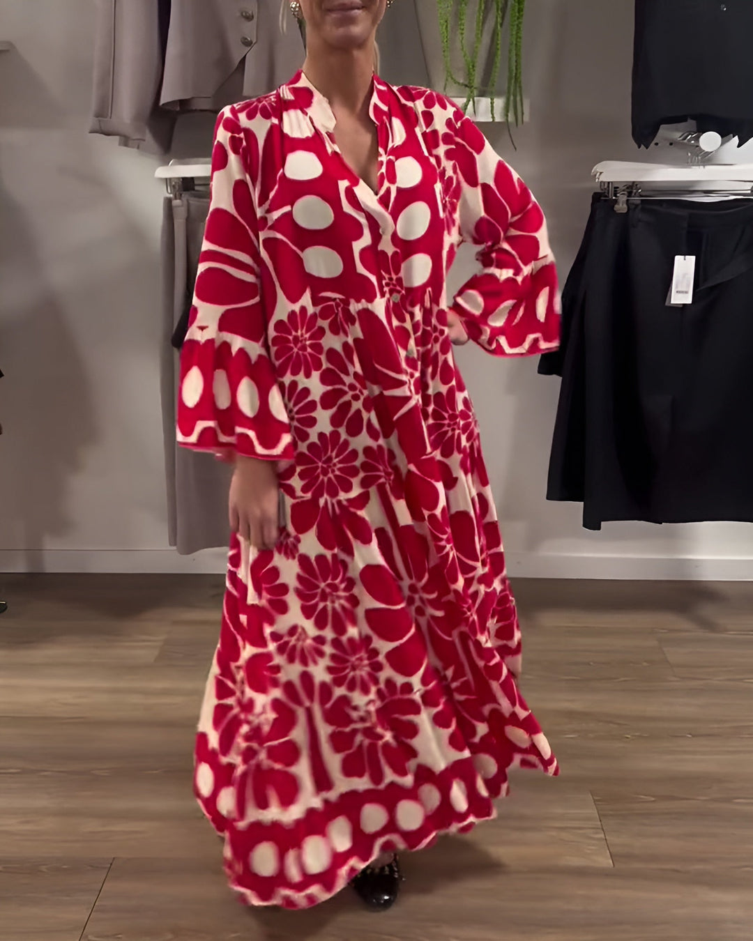 Marielle | Maxivestido Elegante con Estampado