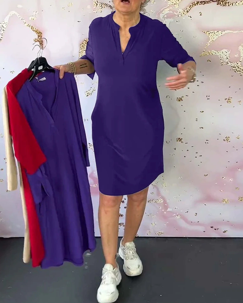 Hanne | Vestido Elegante con Escote en V