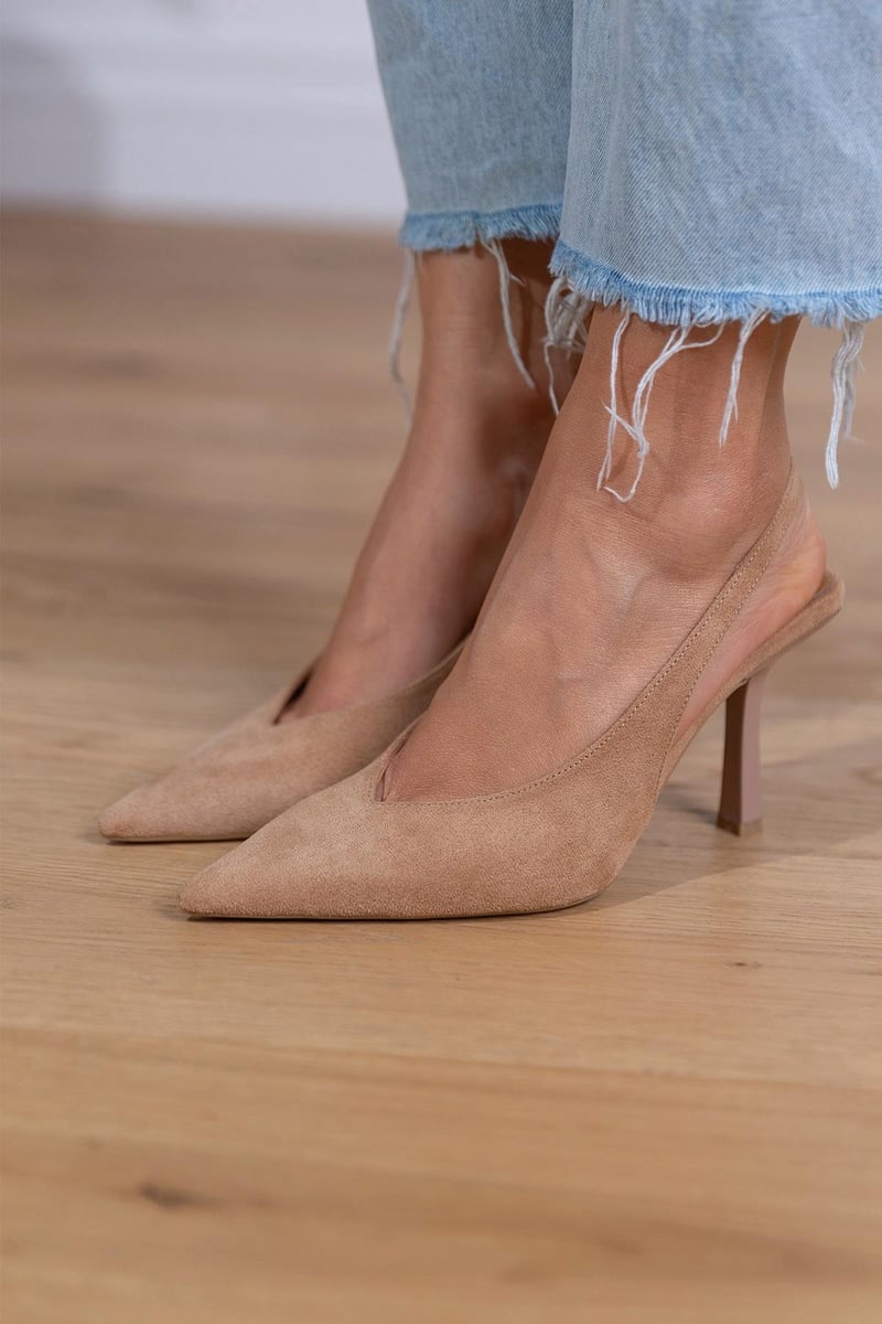 Marlena™ | Escarpins nude à talon aiguille