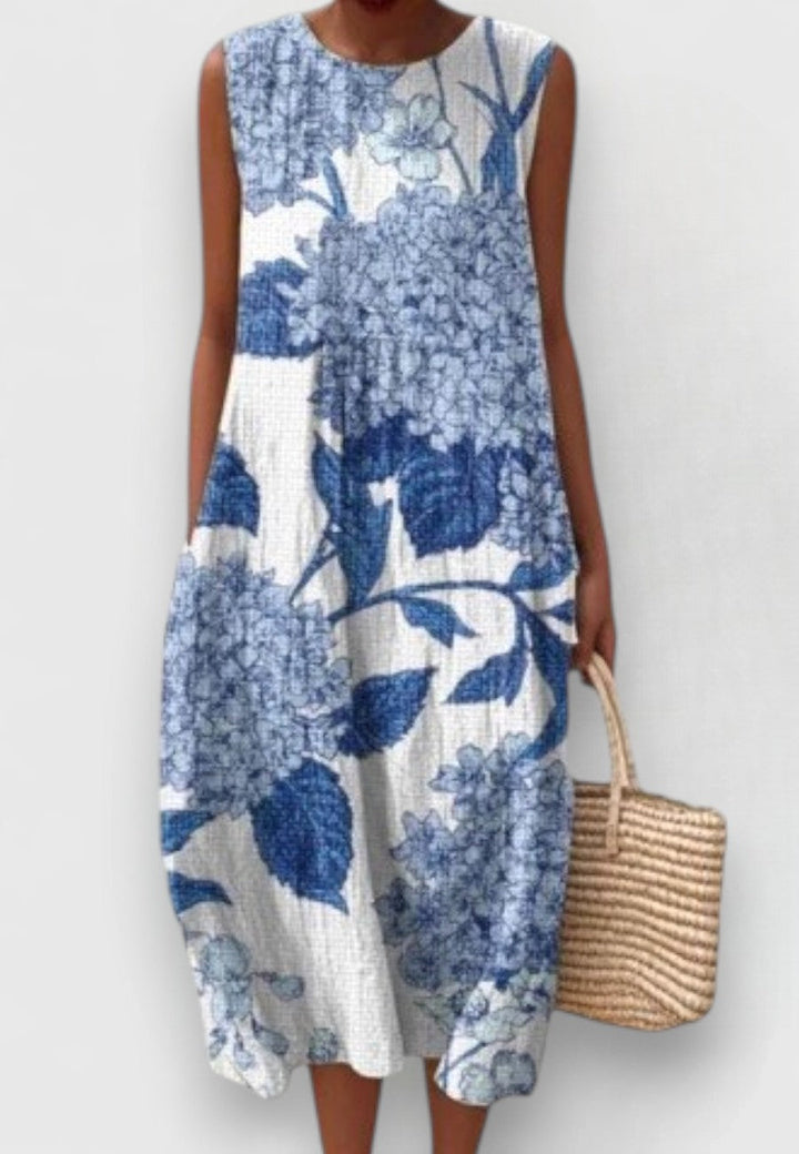 Alizhyah | Vestido Elegante Azul Oceánico