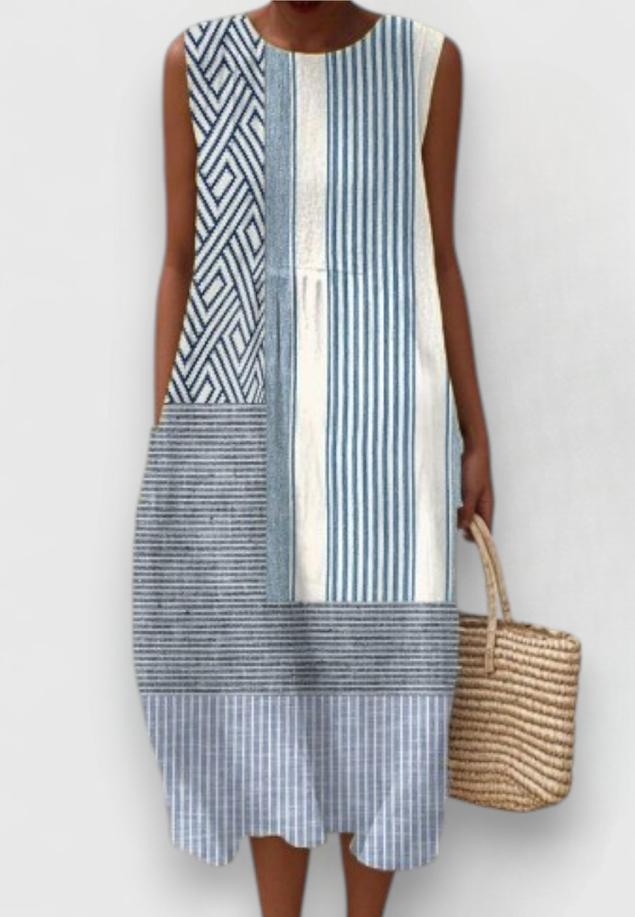 Alizhyah | Vestido Elegante Azul Oceánico